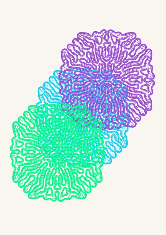 Reaction-Diffusion Coral